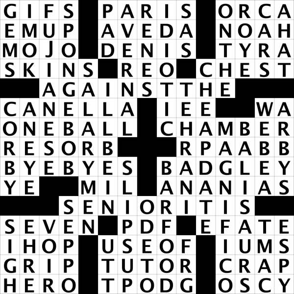 Print May Crossword Answers