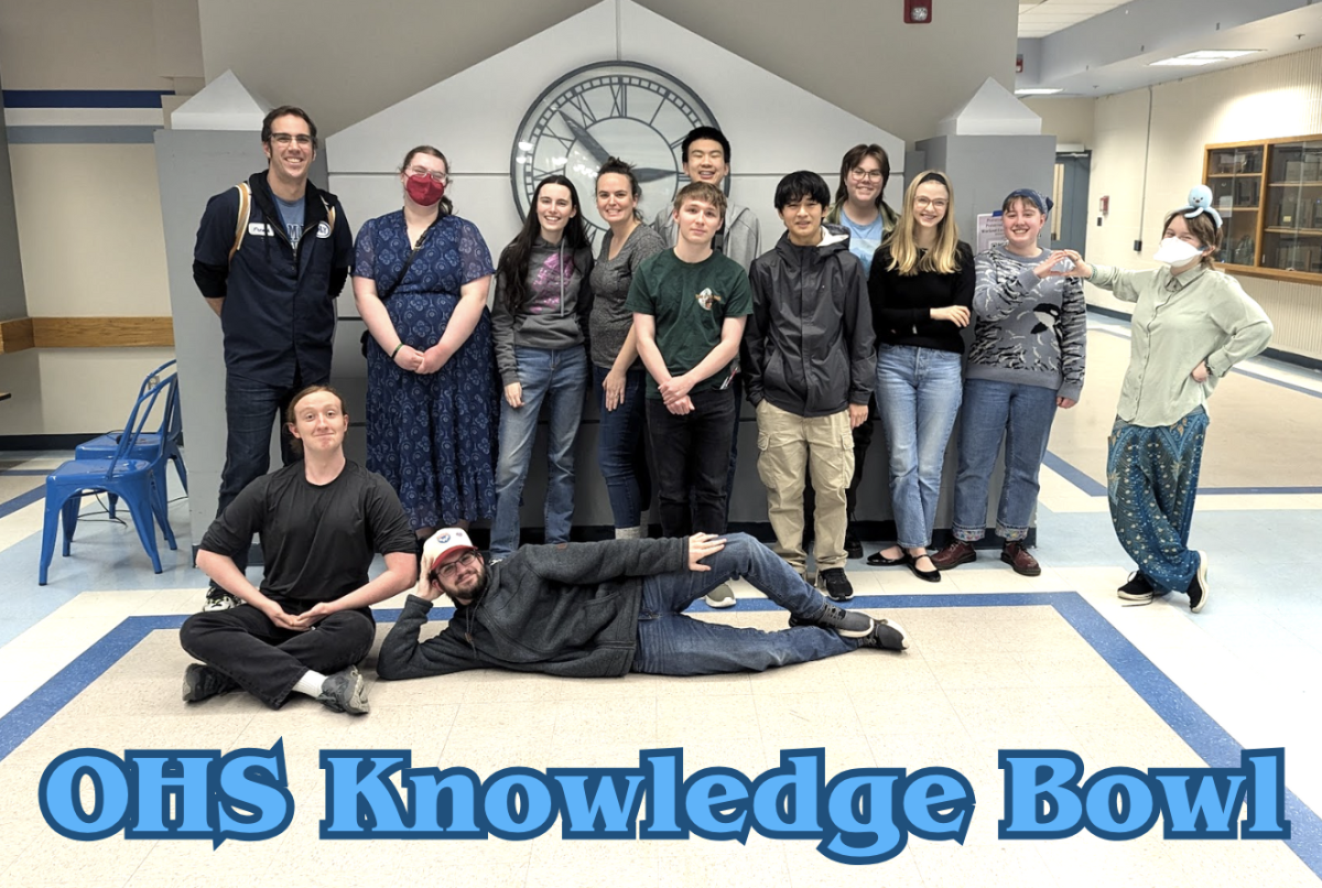 Knowledge Bowl group photo in the Gig Harbor High School Cafeteria after their competition on February 8th.