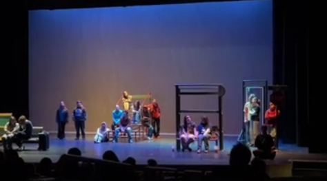 The cast of spring break enjoys being on stage with each other.